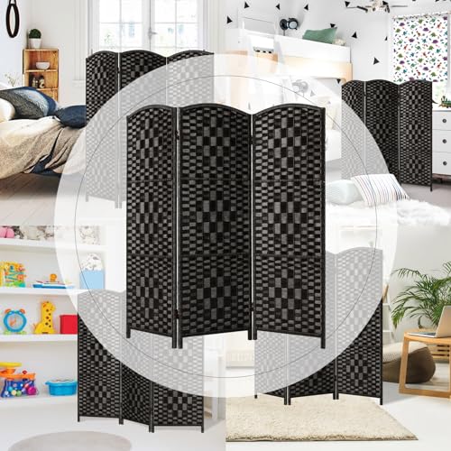 3 Panel Folding Room Divider, Dark Mocha Privacy Screen K453