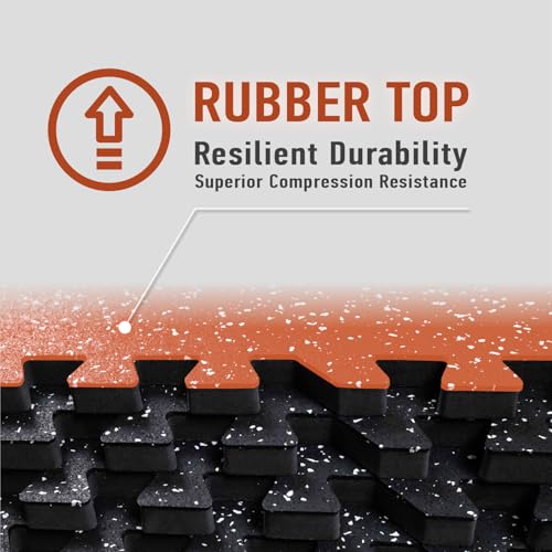 Interlocking Exercise Mat Tiles for Home Gym Flooring O80957