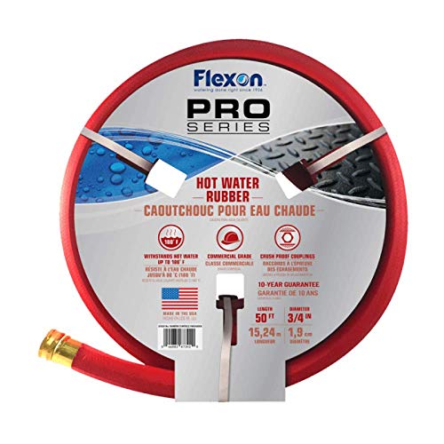 3/4-Inch x 50-Foot Heavy Duty Rubber Garden Hose L75384