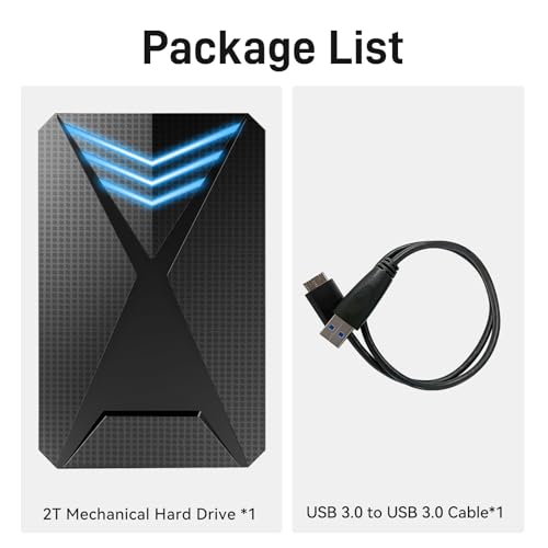Retro Game Console Hard Drive 2T, 4280 Plug and Play Video Games, USB 3.0 D551184