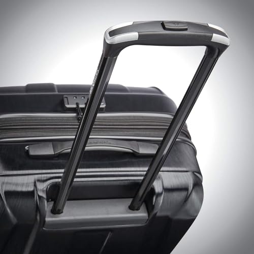 Hardside Expandable Carry-On Luggage with Spinner Wheels, Black, 20-Inch O253
