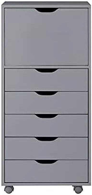 6-Drawer Mobile File Cabinet for Home Office P231