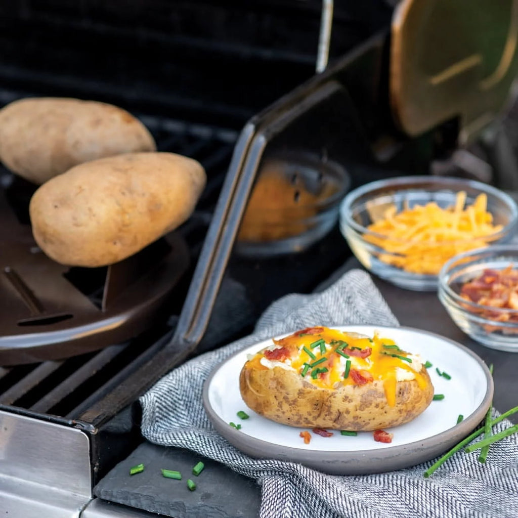 Potato Baker, Aluminum, 8.88 x 8.88 x 2.38 inches Z87026