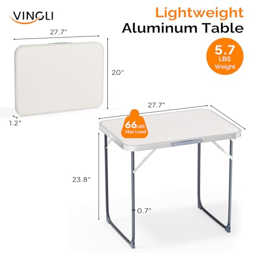 3ft Aluminum Folding Camping Table with Carrying Handle O3096