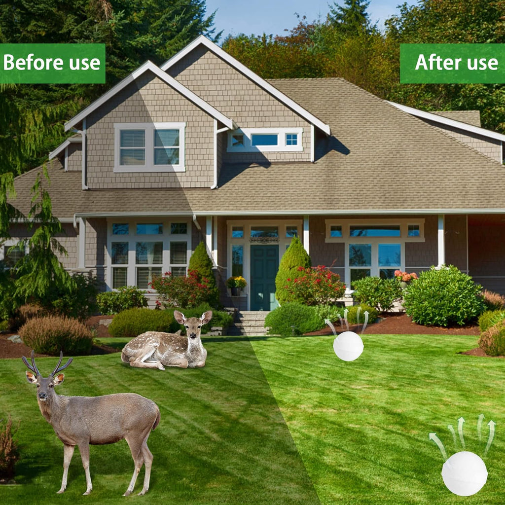 24 Pack Deer Repellent for Yard, Fence, Plants, Trees, Garden L487055