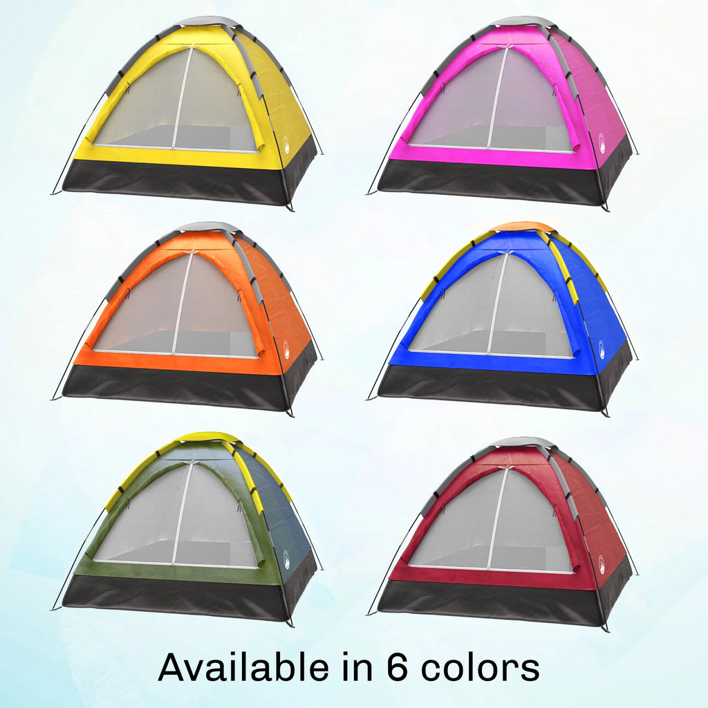 2-Person Dome Tent with Rain Fly and Carry Bag for Camping Hiking M156602