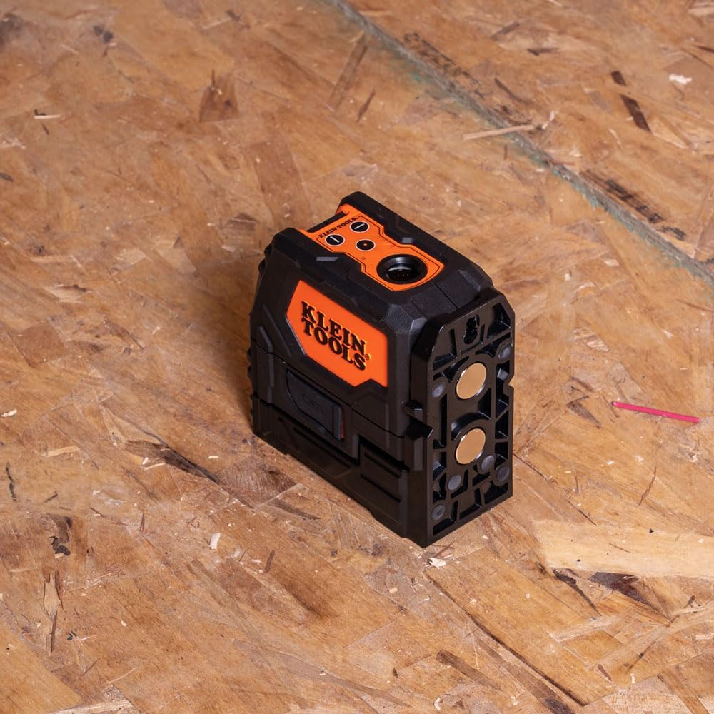 Self-Leveling Laser Level, Rechargeable, Cross-Line with Magnetic Mounting Clamp A77740
