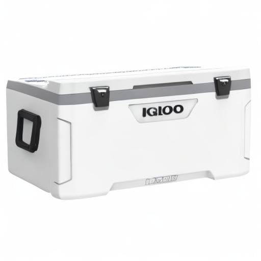 Insulated Portable Hard Side Cooler Ice Chest for Fishing Camping Boating A767409