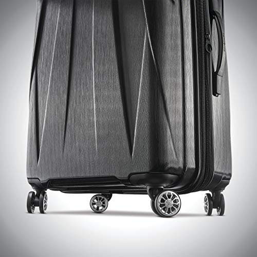 Hardside Expandable Carry-On Luggage with Spinner Wheels, Black, 20-Inch O253