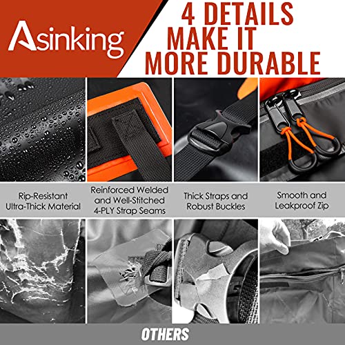 Car Rooftop Cargo Carrier - 21 Cubic Feet, Waterproof Heavy Duty Roof Bag with Anti-Slip Mat V160