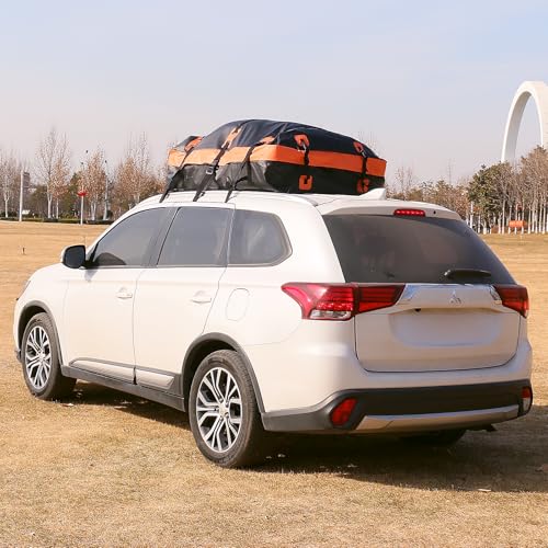 Car Rooftop Cargo Carrier Bag, 100% Waterproof Heavy Duty 840D, Includes Anti-Slip Mat and Storage Bag R270279