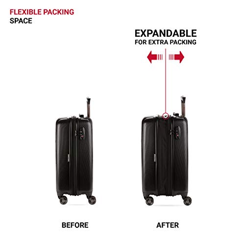 Expandable Hardside Luggage with Spinner Wheels and TSA Lock, Carry-On 19-Inch X51908