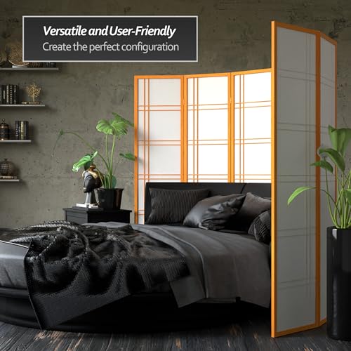 6 Panel Honey Room Divider D80902