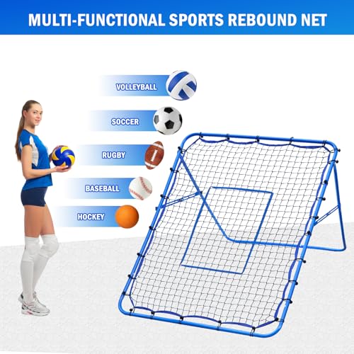 Volleyball Baseball Softball Rebounder Net for Backyard Training R2731
