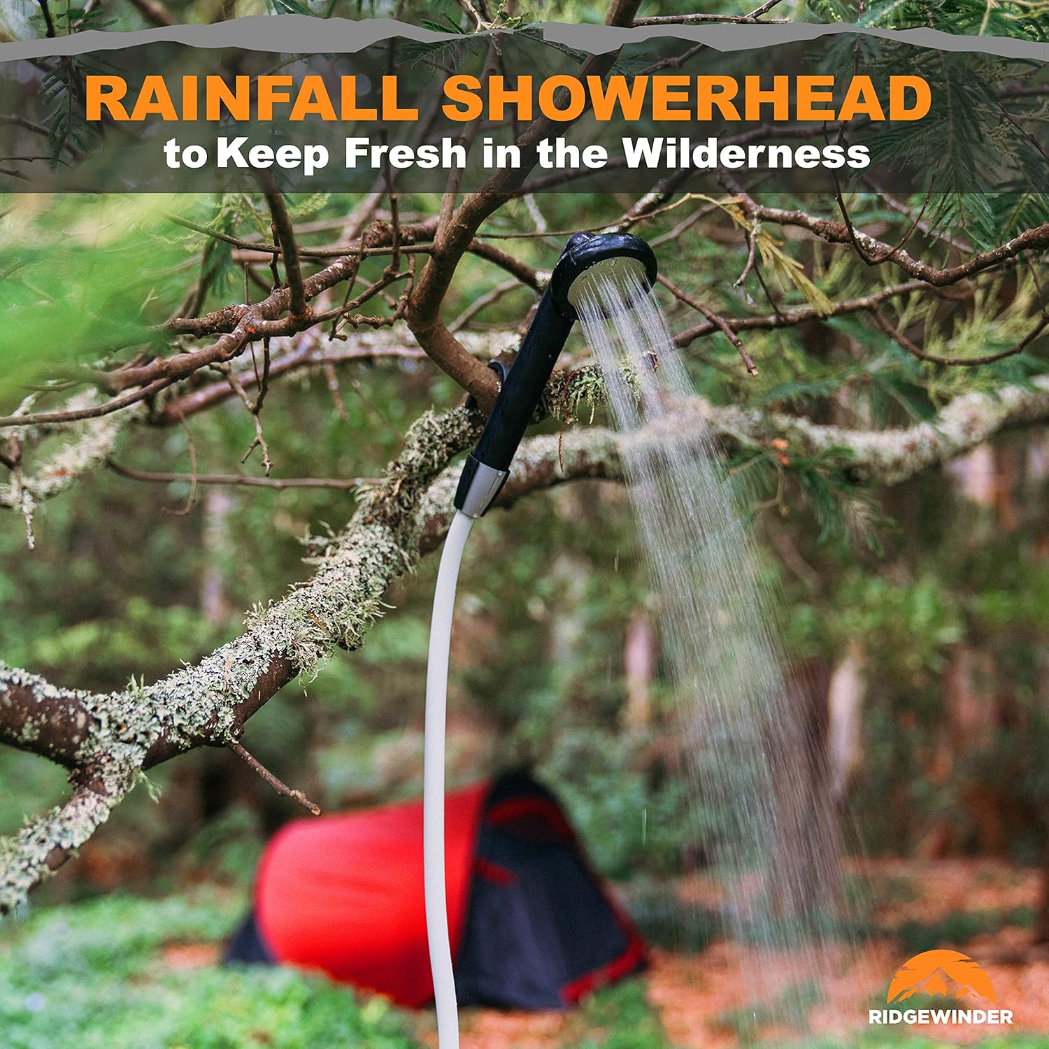 Portable Camping Shower with Rechargeable Battery and Sprayer M75136
