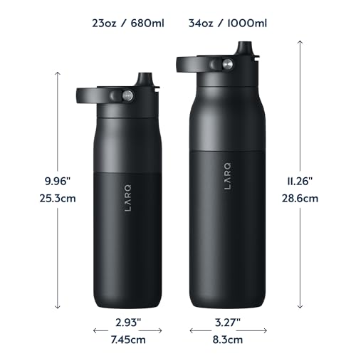 Insulated Stainless Steel Water Bottle with Silicone Handle, 34oz Z278258