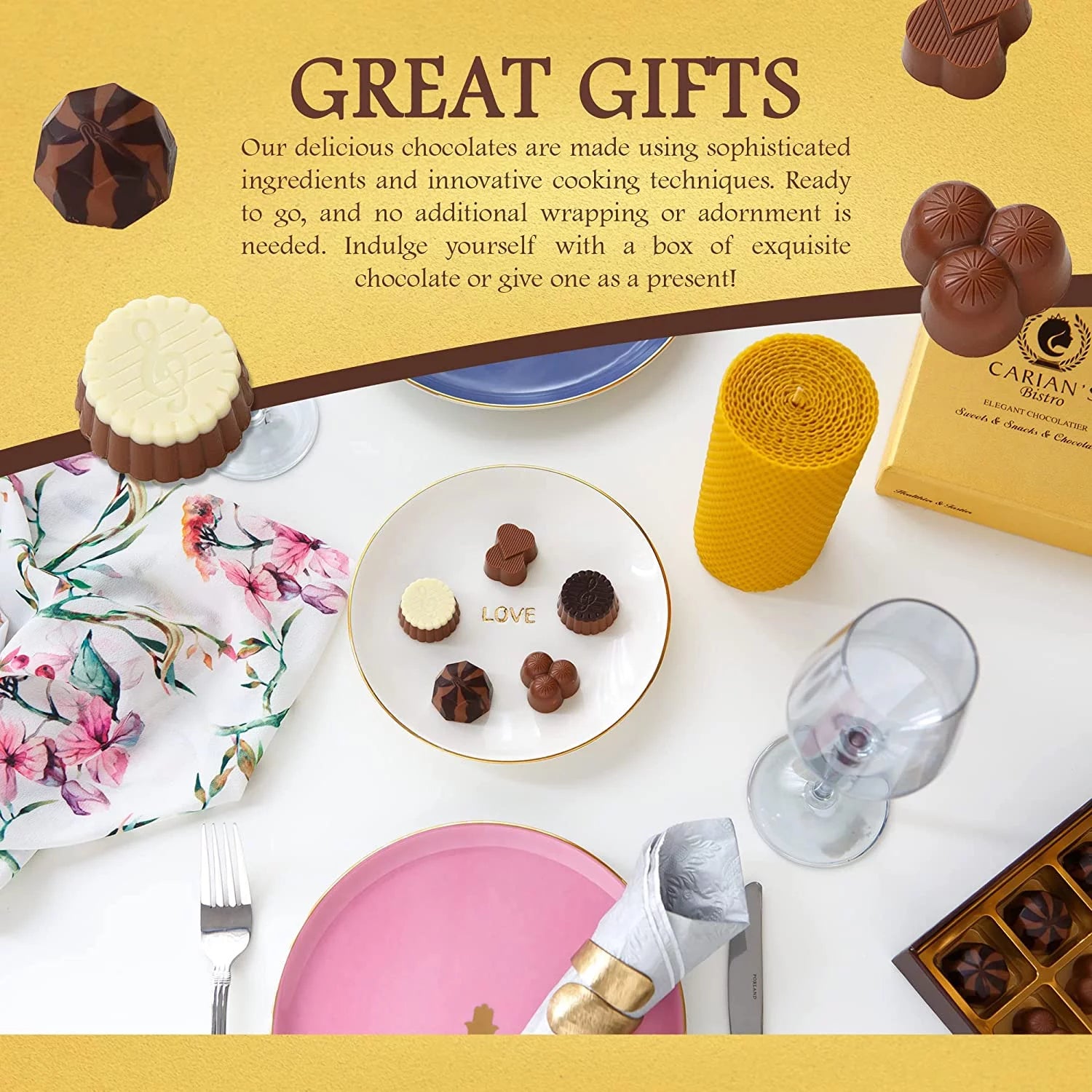 Gourmet Chocolate Gift Box, Assorted Treats O42677