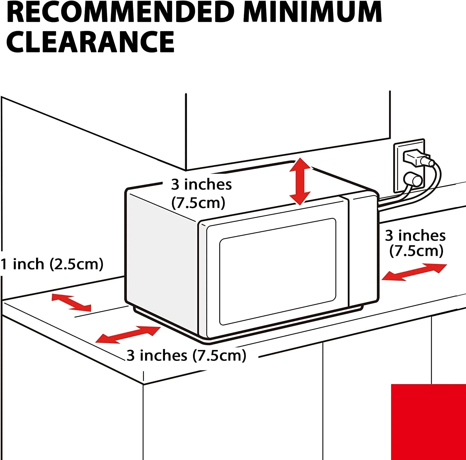 Microwave Oven 0.9 cu. ft with Eco Mode and LED Lighting, Stainless Steel M916