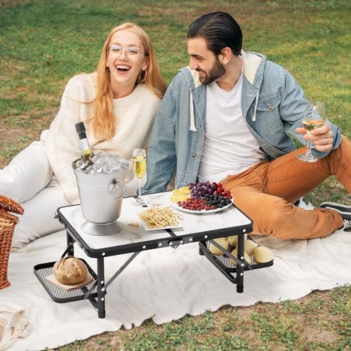 Folding Camping Table Small 2ft, Portable with Extra Space, Aluminum V581