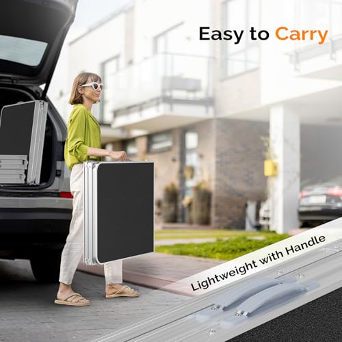 3ft Aluminum Folding Camping Table with Carrying Handle O3096