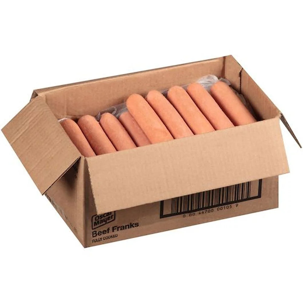 Frozen Beef Frank Hot Dog, 10 Pound Y5878