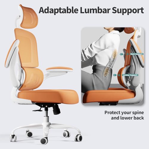 Ergonomic Mesh Office Chair with Wheels, High Back, 330 LBS Capacity A84765