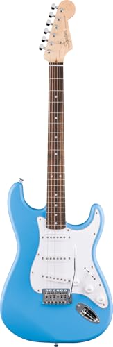Stratocaster Electric Guitar Bundle with Amplifier, Gig Bag, Strap, Cable, Picks, and DVD F102