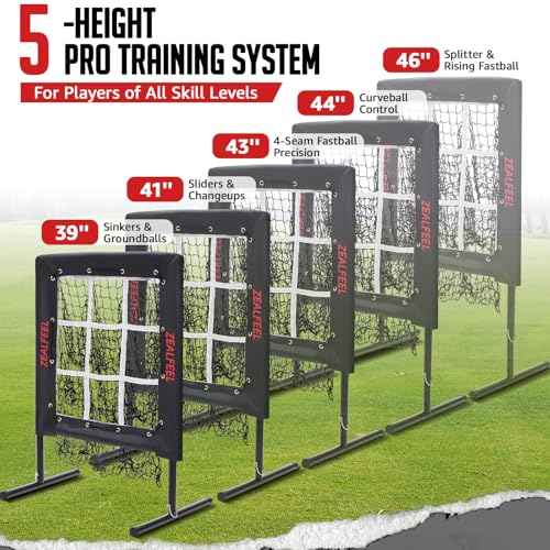 9 Hole Baseball Pitching Net with Strike Zone and Carry Bag V4525