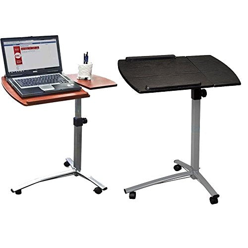 Adjustable Tilt Overbed Table with Wheels for Hospital and Home Use I458