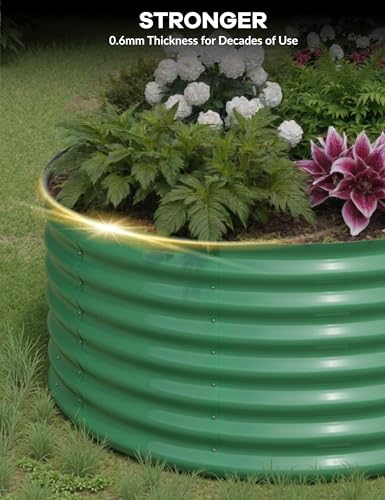 Galvanized Raised Garden Bed for Vegetables, Fruits and Flowers V33720
