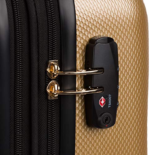 Expandable Hardside Luggage with Spinner Wheels and TSA Lock, Carry-On 19-Inch X51908