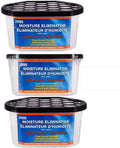 Dehumidifier Pellets - Charcoal Moisture and Odor Eliminators (3 Tubs) Trap Moisture Remove Odors and Prevent Mildew - Active Charcoal - Moisture Absorber