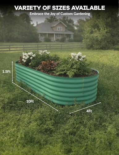 Galvanized Raised Garden Bed for Vegetables, Fruits and Flowers V33720