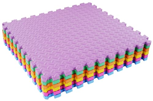 Puzzle Exercise Mat with EVA Foam Interlocking Tiles for MMA, Gymnastics and Home Gym H787
