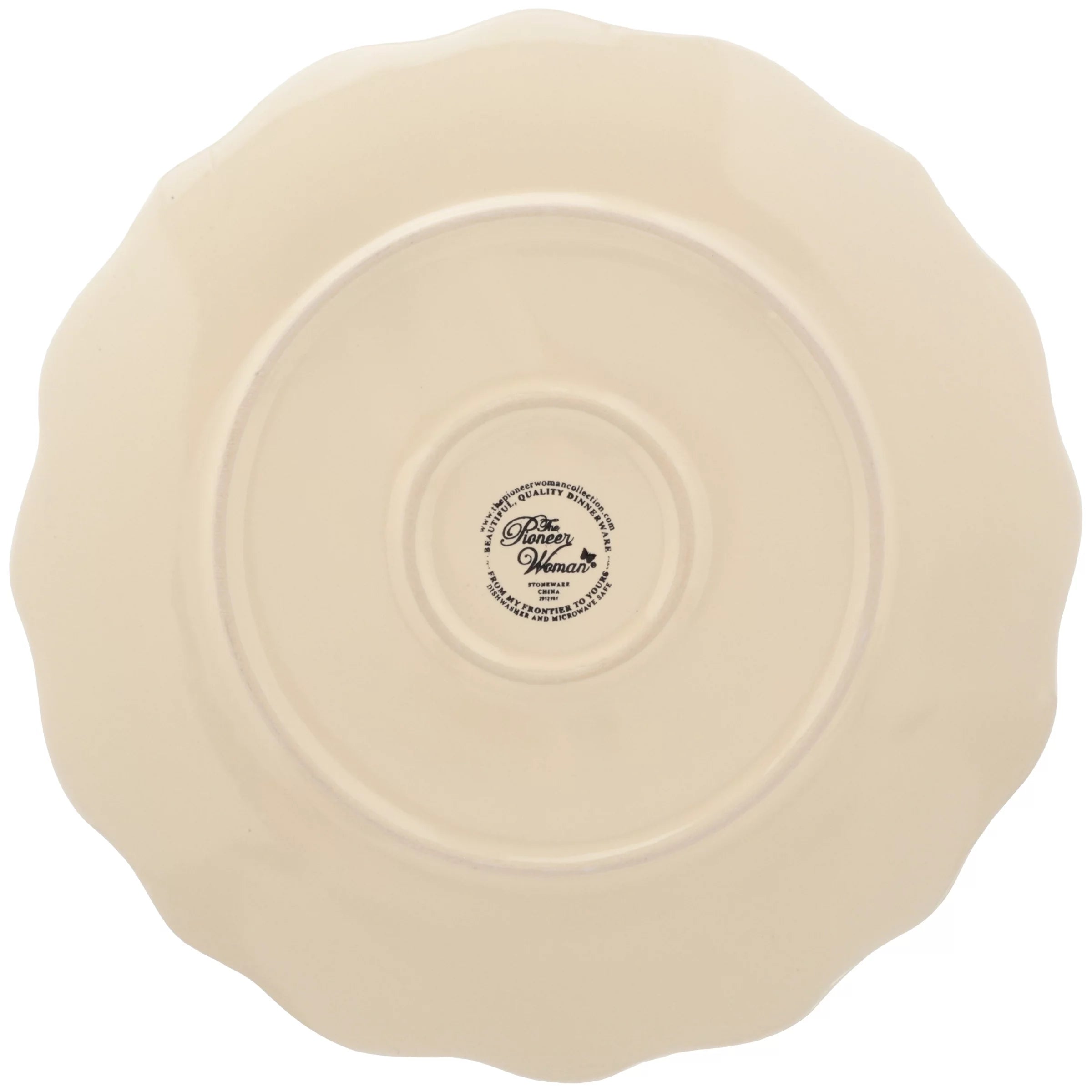 Farmhouse Lace 12-Piece Dinnerware Set, Linen B909