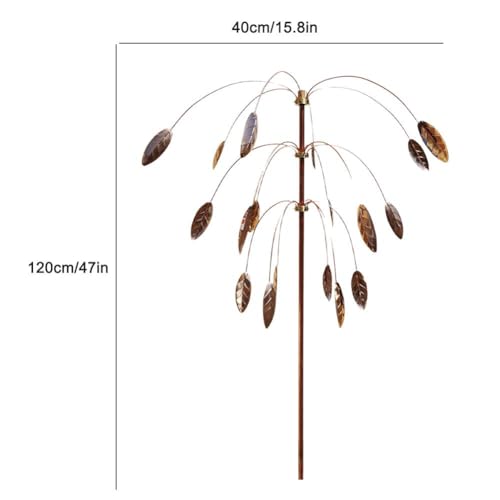 Metal Wind Spinners for Outdoor Yard Art Decor R27145