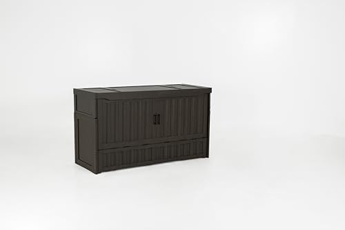 Murphy Cube Cabinet Bed (White, Queen) N4098