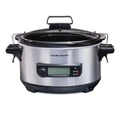 Hamilton Beach Temp Tracker 6 Quart Slow Cooker, Stainless, 33867