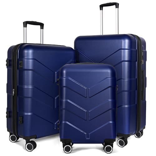 Hardside Carry-On Luggage 22x14x9 with Spinner Wheels G556