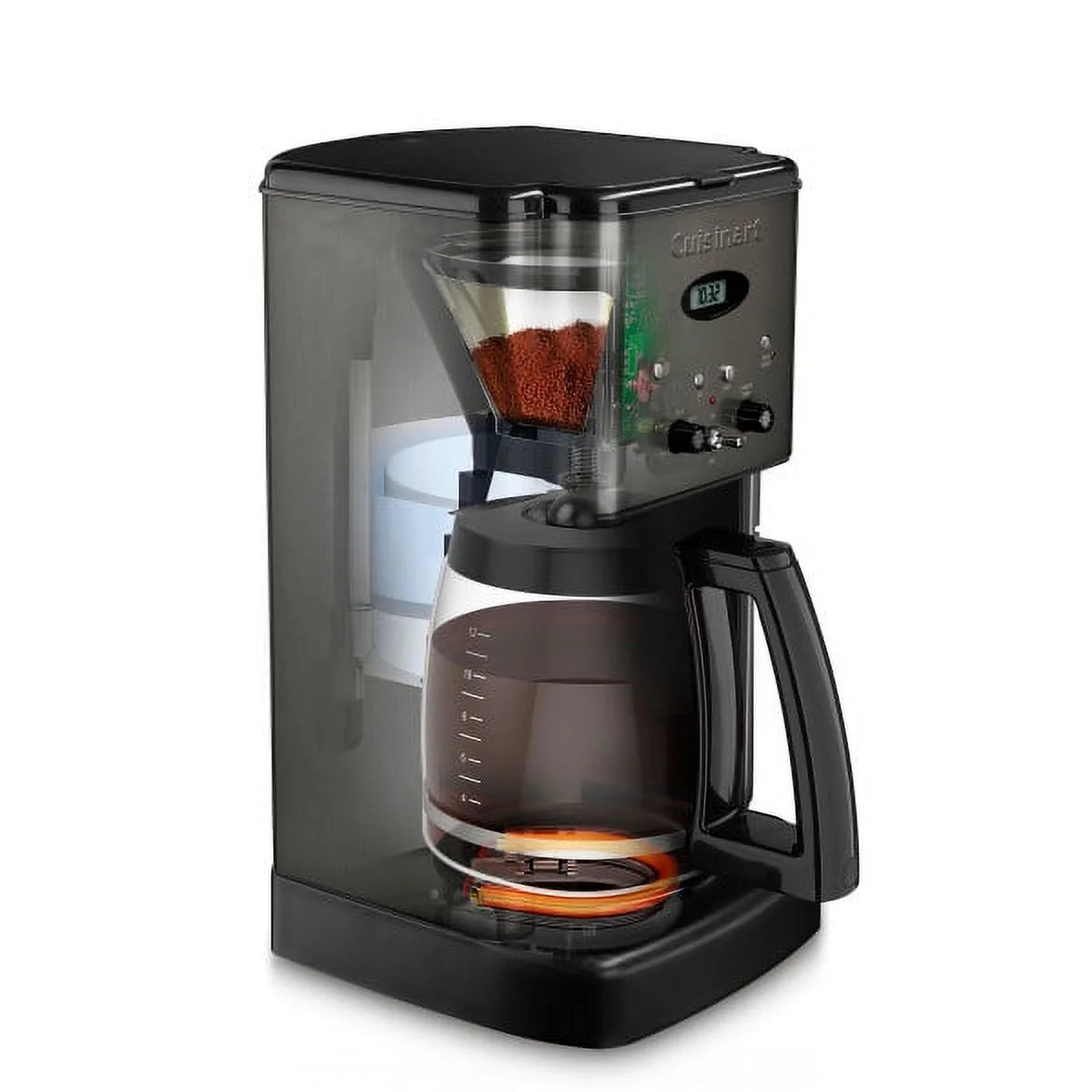 12 Cup Coffeemaker, Stainless Steel Black G946177