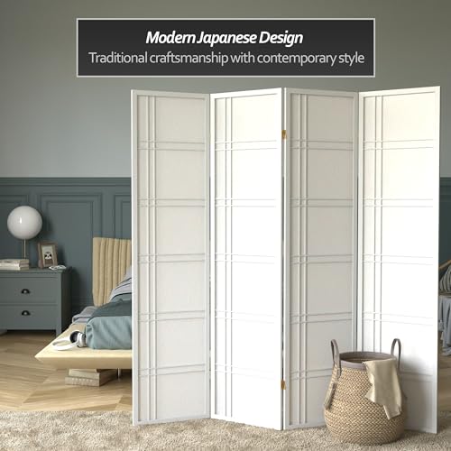6 Panel Honey Room Divider D80902