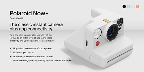 I-Type Instant Camera + Film Bundle with Bluetooth App Control X358