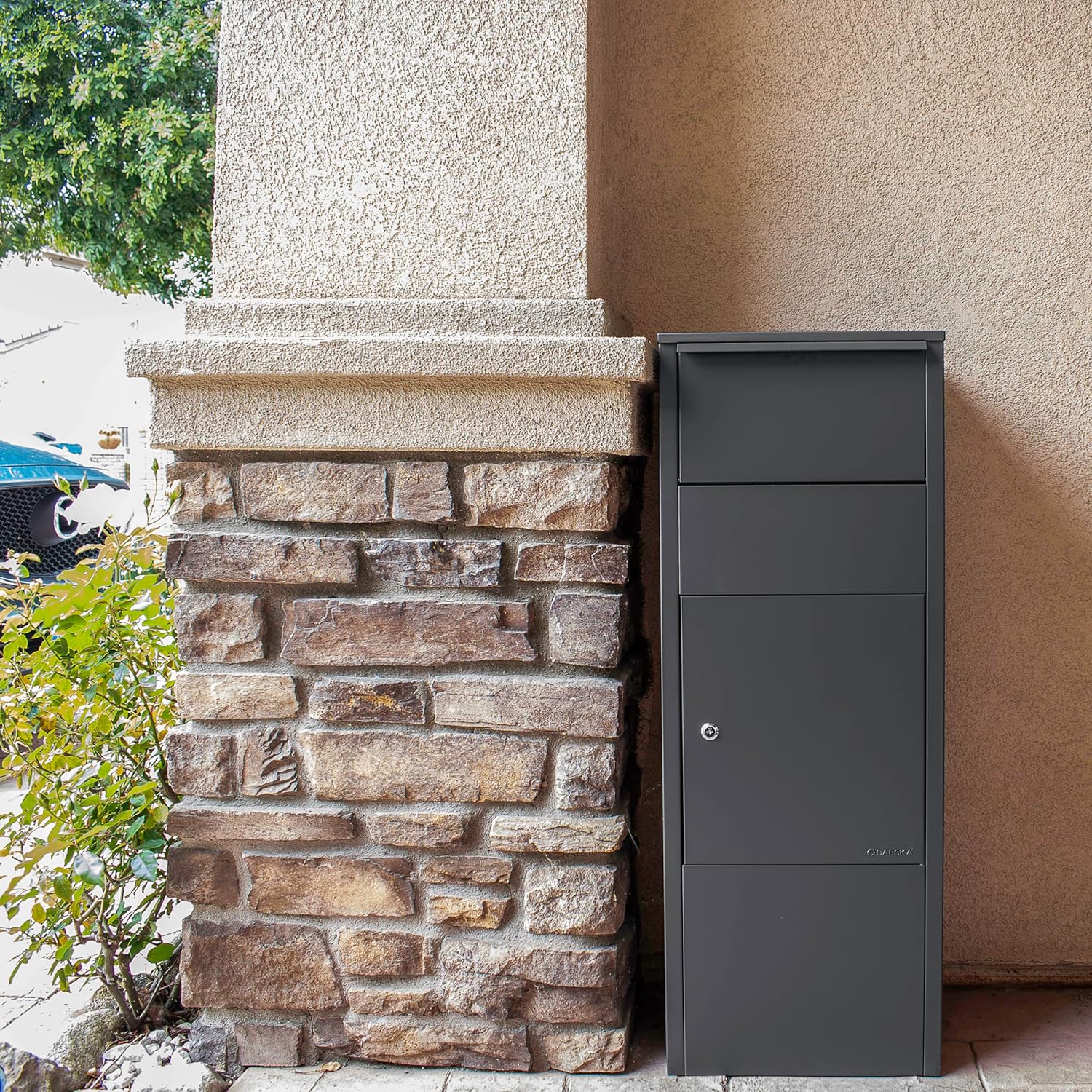 Large Steel Parcel Drop Box with Lock S7648