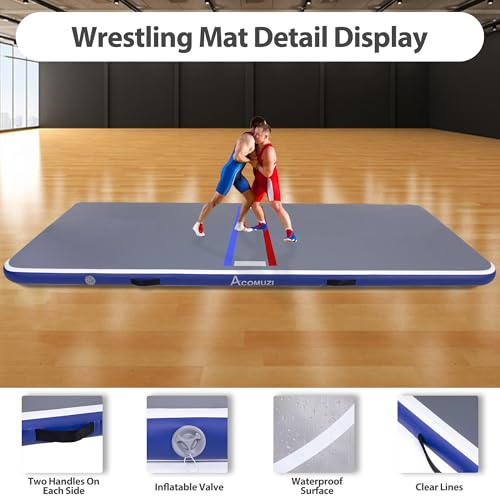 Inflatable Wrestling Mat 10FT/5FT, Portable Training Mat for Home H18741