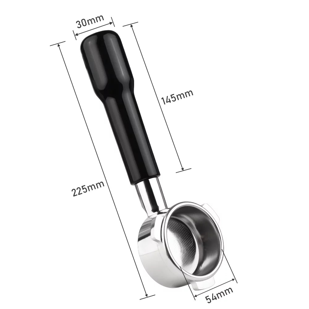 Stainless Steel Bottomless Portafilter with Wooden Handle P328782