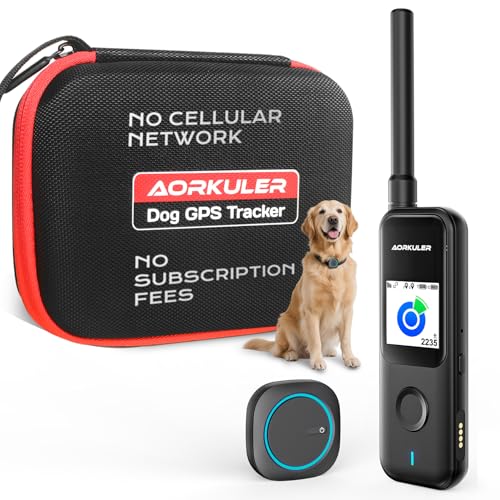 Outdoor GPS Dog Tracker for No-Signal Areas, Real-Time Pet Locator for Hiking and Camping W2444
