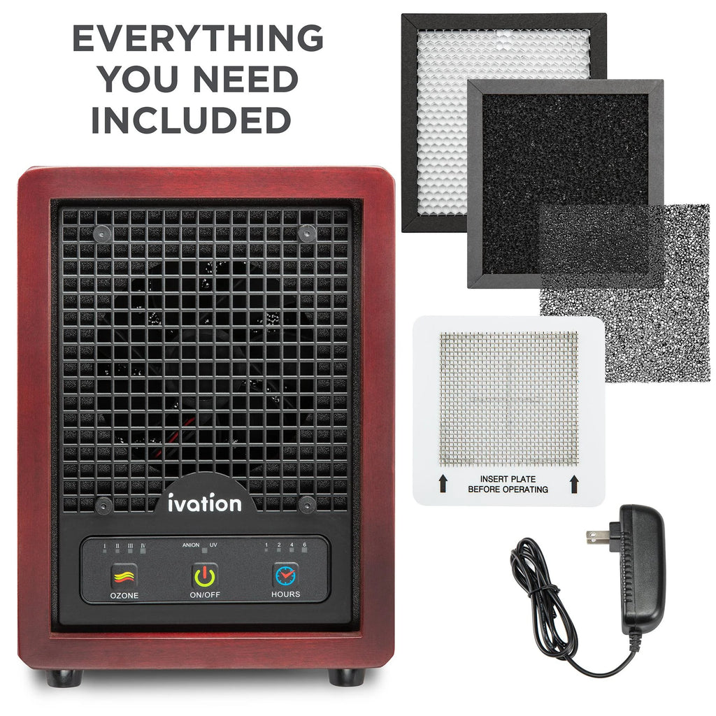 Ozone Air Purifier with Multi-Level Filtration and UV Lamps N878