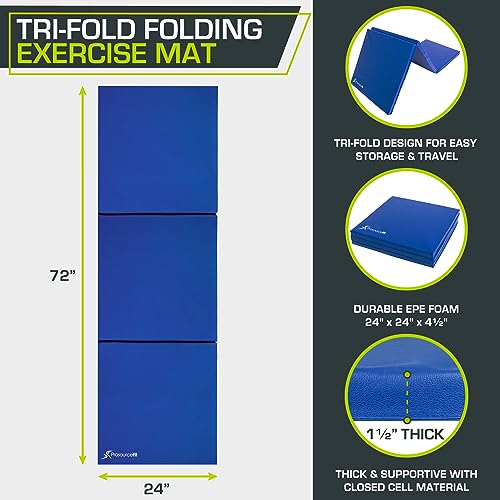 Tri-Fold Folding Exercise Mat J952
