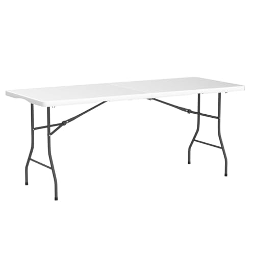 Folding Table 5 FT Plastic Portable for Dining Picnic Camping E74421