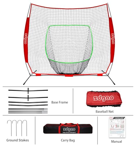 Baseball Softball Practice Net with Carry Bag C597499